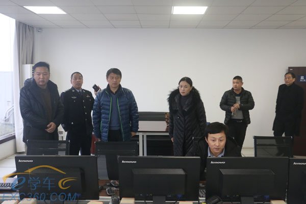 湖北省交管局考核验收松滋驾考新系统建设